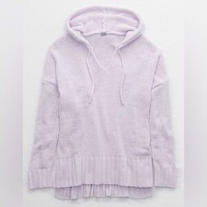 LIKE NEW ✨ aerie chenille oversized sugar rush sweater in lilac